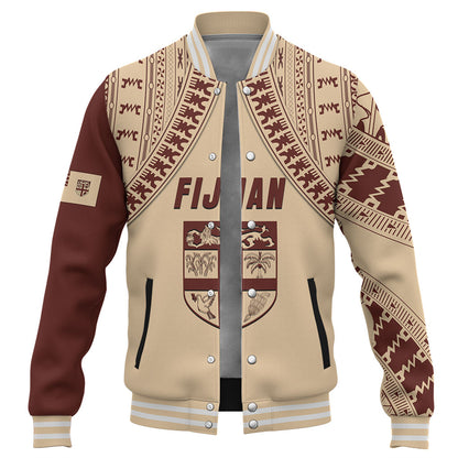 Fiji Baseball Jacket Bula Design Style