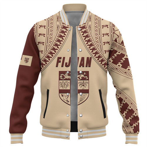 Fiji Baseball Jacket Bula Design Style