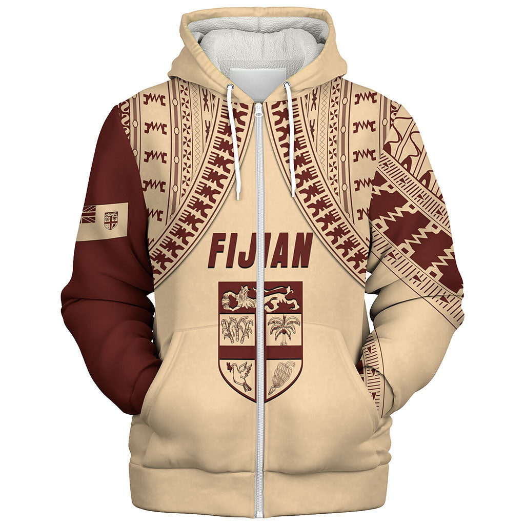 Fiji Sherpa Hoodie Bula Design Style