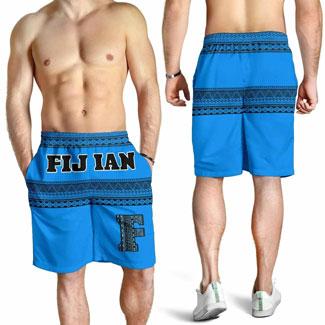 Fijian Men Short - Tapa Pattern