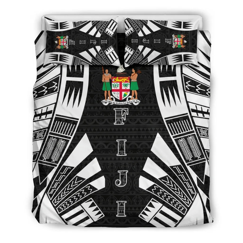 Fiji Duvet Cover Set - Polynesian Tattoo