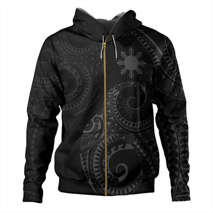 Philippines Filipinos Hoodie Sun Tribal Tattoo Design