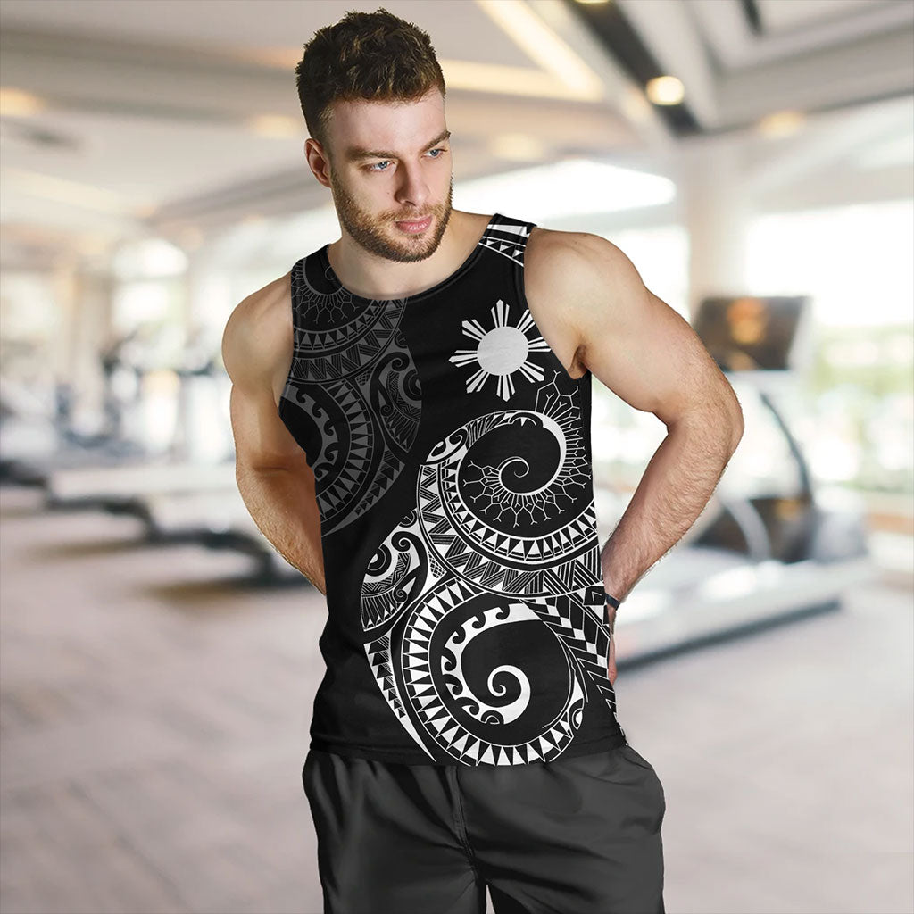 Philippines Filipinos Tank Top Sun Tribal Tattoo Design
