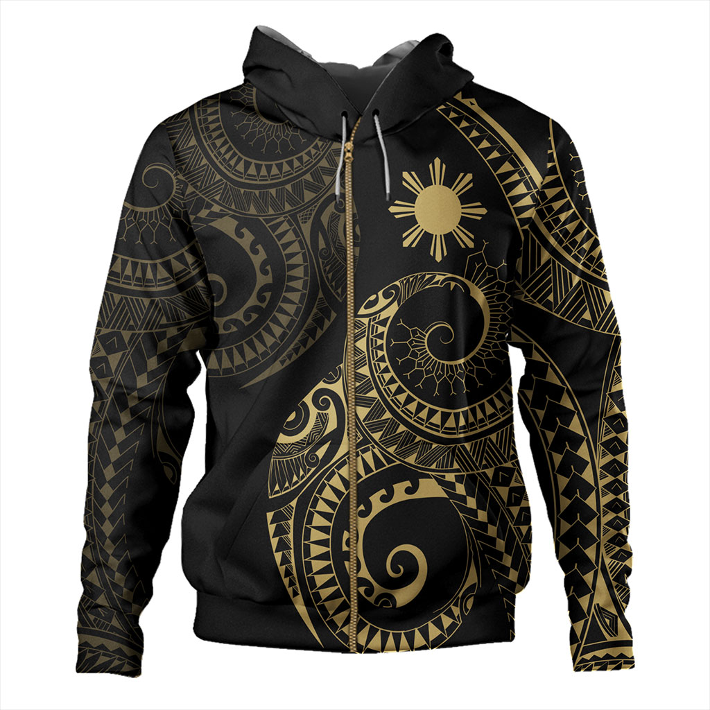 Philippines Filipinos Hoodie Sun Tribal Tattoo Design