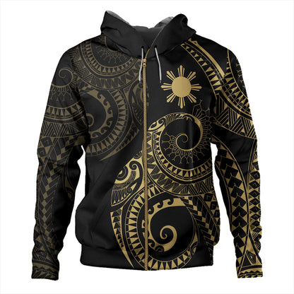 Philippines Filipinos Hoodie Sun Tribal Tattoo Design