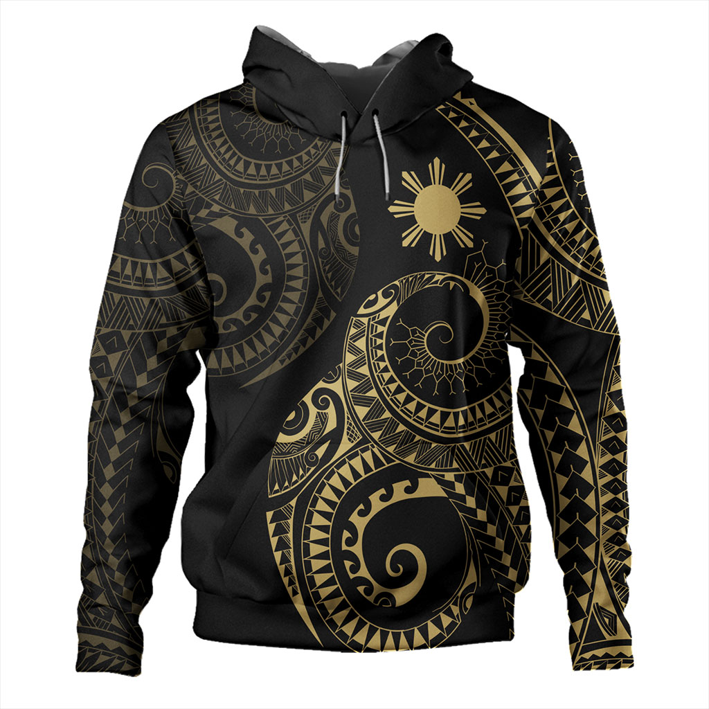 Philippines Filipinos Hoodie Sun Tribal Tattoo Design