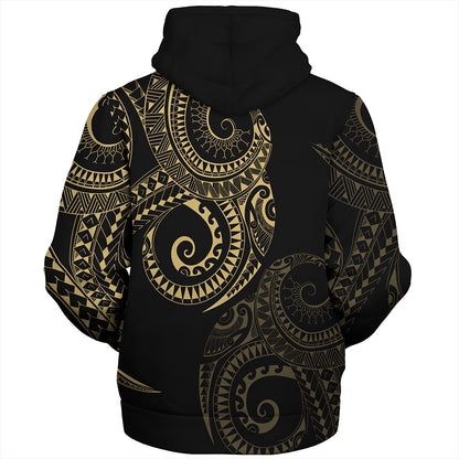Philippines Filipinos Sherpa Hoodie Sun Tribal Tattoo Design