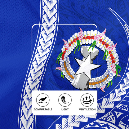 Northern Mariana Islands Rugby Jersey Coat Of Arms Polynesian Tribal