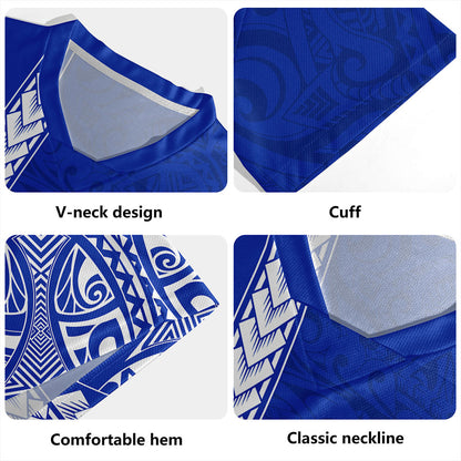 Northern Mariana Islands Rugby Jersey Coat Of Arms Polynesian Tribal