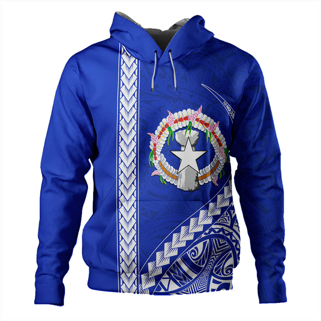 Northern Mariana Islands Hoodie Coat Of Arms Polynesian Tribal
