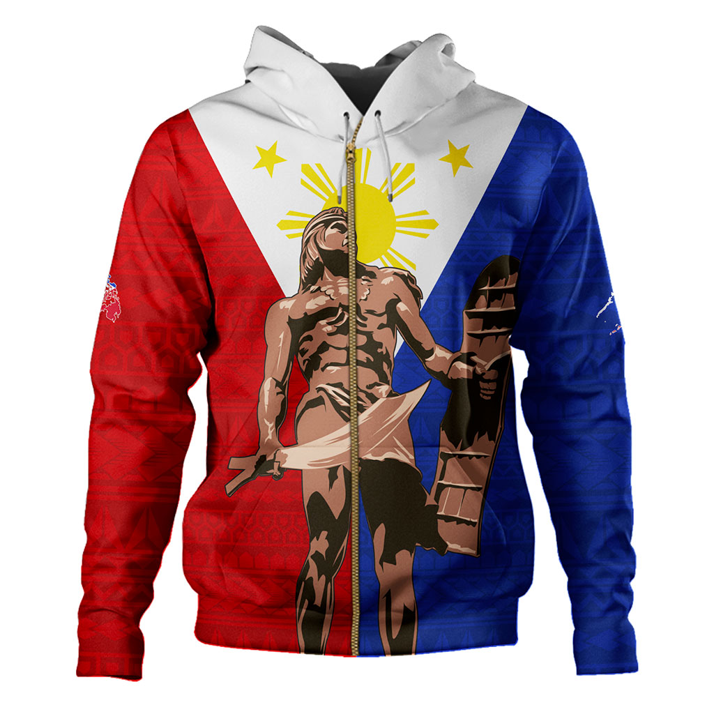 Philippines Filipinos Hoodie Custom Flag Tribal Lapu Lapu