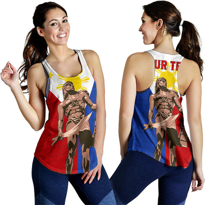 Philippines Filipinos Women Tank Custom Flag Tribal Lapu Lapu