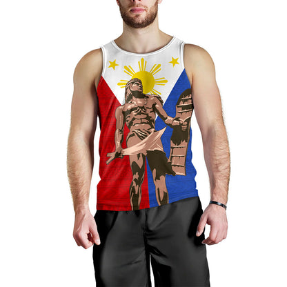 Philippines Filipinos Tank Top Custom Flag Tribal Lapu Lapu