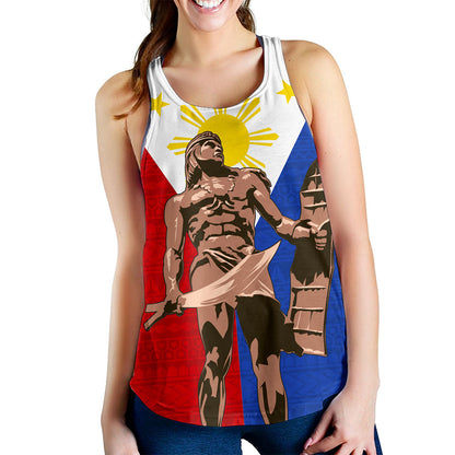 Philippines Filipinos Women Tank Custom Flag Tribal Lapu Lapu