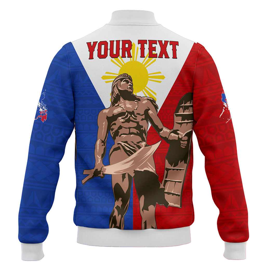 Philippines Filipinos Baseball Jacket Custom Flag Tribal Lapu Lapu