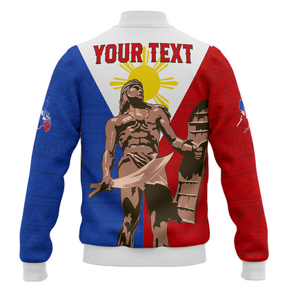 Philippines Filipinos Baseball Jacket Custom Flag Tribal Lapu Lapu