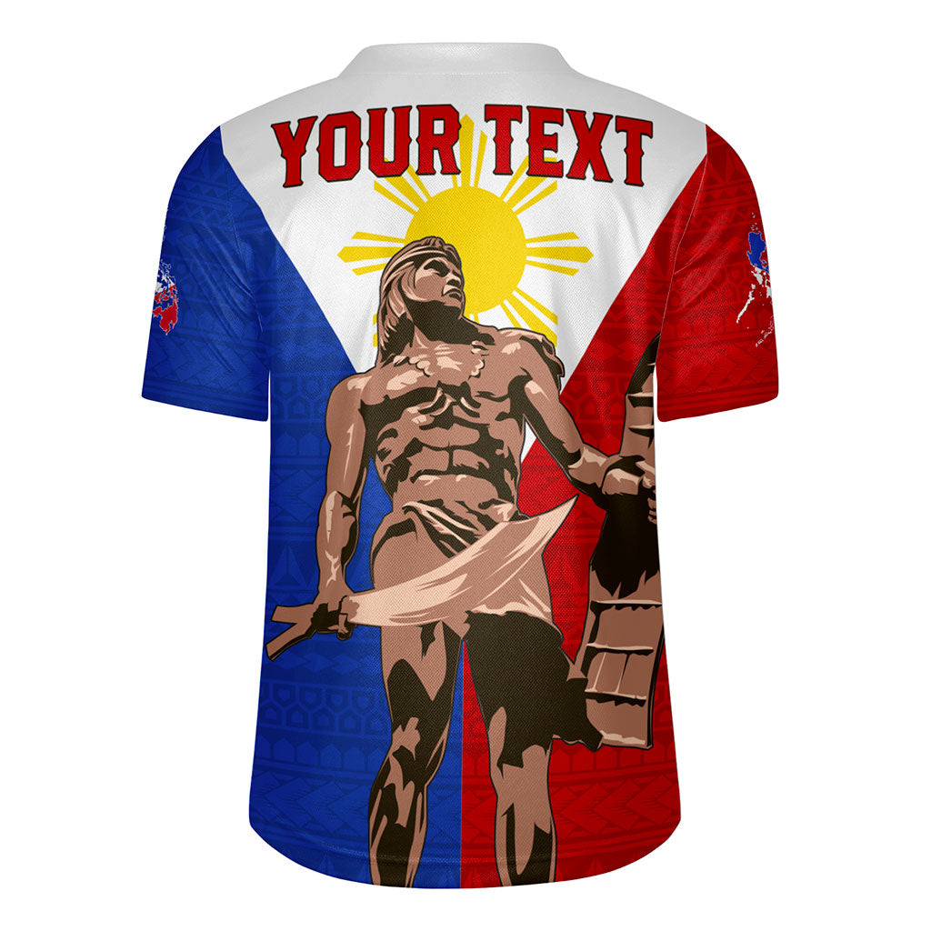 Philippines Filipinos Rugby Jersey Custom Flag Tribal Lapu Lapu