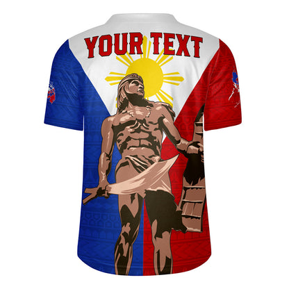 Philippines Filipinos Rugby Jersey Custom Flag Tribal Lapu Lapu