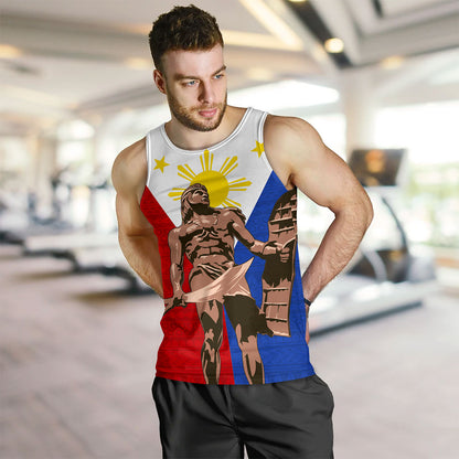 Philippines Filipinos Tank Top Custom Flag Tribal Lapu Lapu