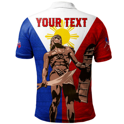 Philippines Filipinos Polo Shirt Custom Flag Tribal Lapu Lapu