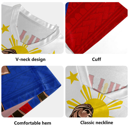 Philippines Filipinos Rugby Jersey Custom Flag Tribal Lapu Lapu