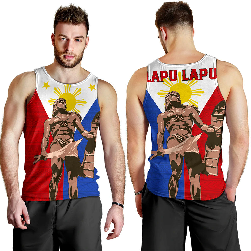 Philippines Filipinos Tank Top Custom Flag Tribal Lapu Lapu