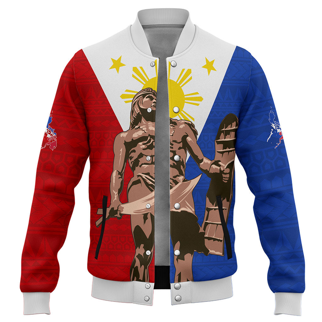 Philippines Filipinos Baseball Jacket Custom Flag Tribal Lapu Lapu