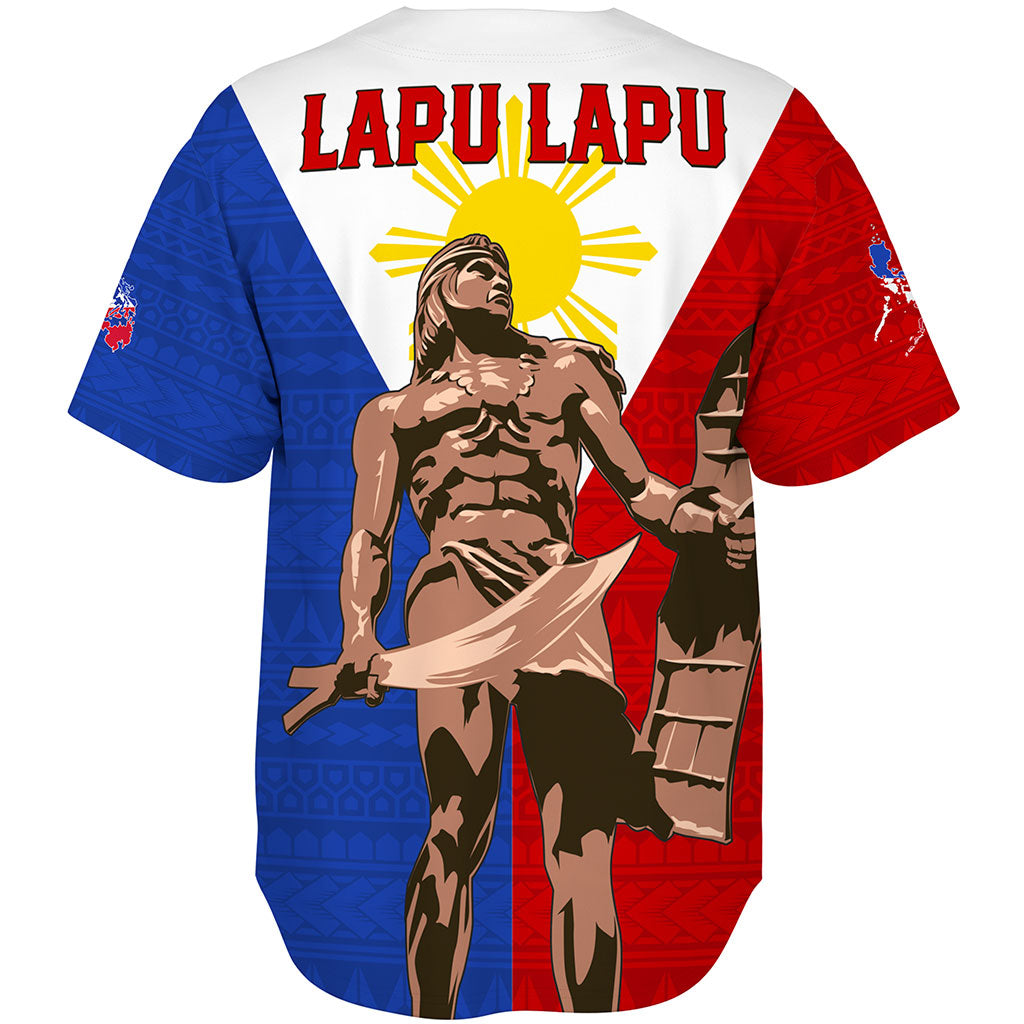 Philippines Filipinos Baseball Shirt Custom Flag Tribal Lapu Lapu
