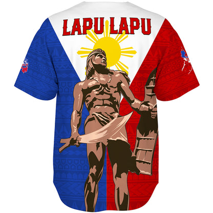 Philippines Filipinos Baseball Shirt Custom Flag Tribal Lapu Lapu