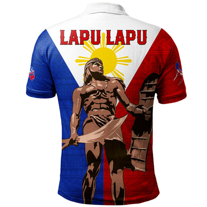 Philippines Filipinos Polo Shirt Custom Flag Tribal Lapu Lapu