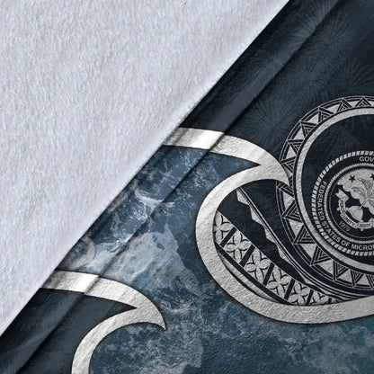 FSM Islands Polynesian Premium Blanket - Ocean Style