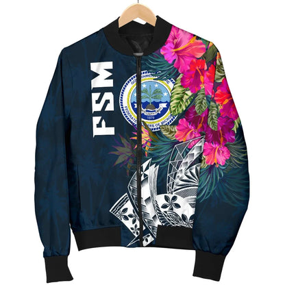 Federated States Of Micronesia Bomber Jacket - Summer Vibes