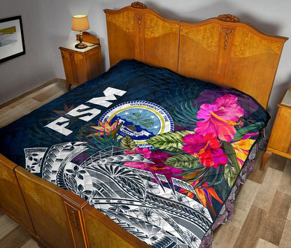 Federated States Of Micronesia Premium Quilt - Summer Vibes