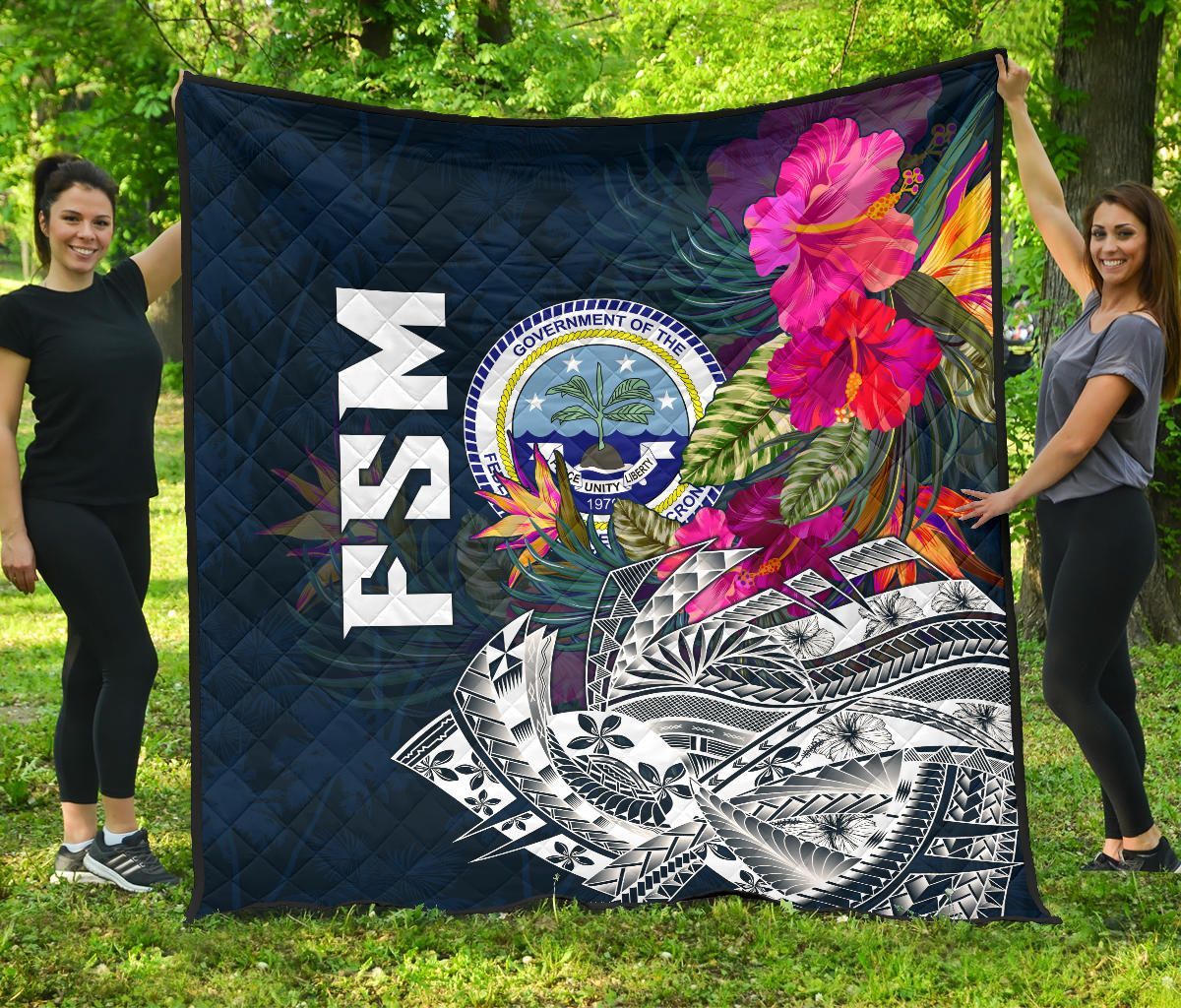 Federated States Of Micronesia Premium Quilt - Summer Vibes