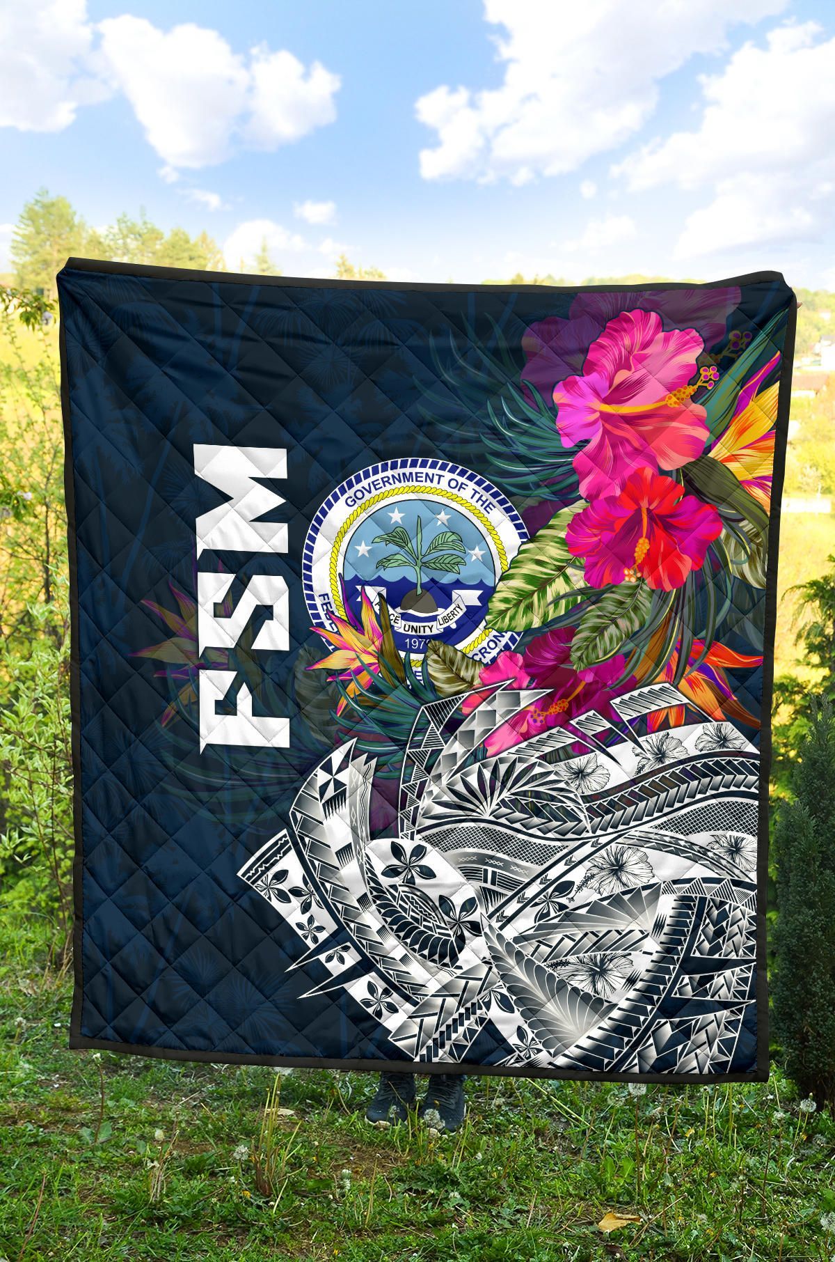 Federated States Of Micronesia Premium Quilt - Summer Vibes