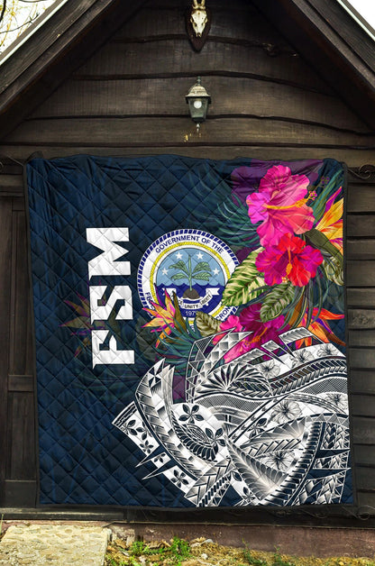 Federated States Of Micronesia Premium Quilt - Summer Vibes