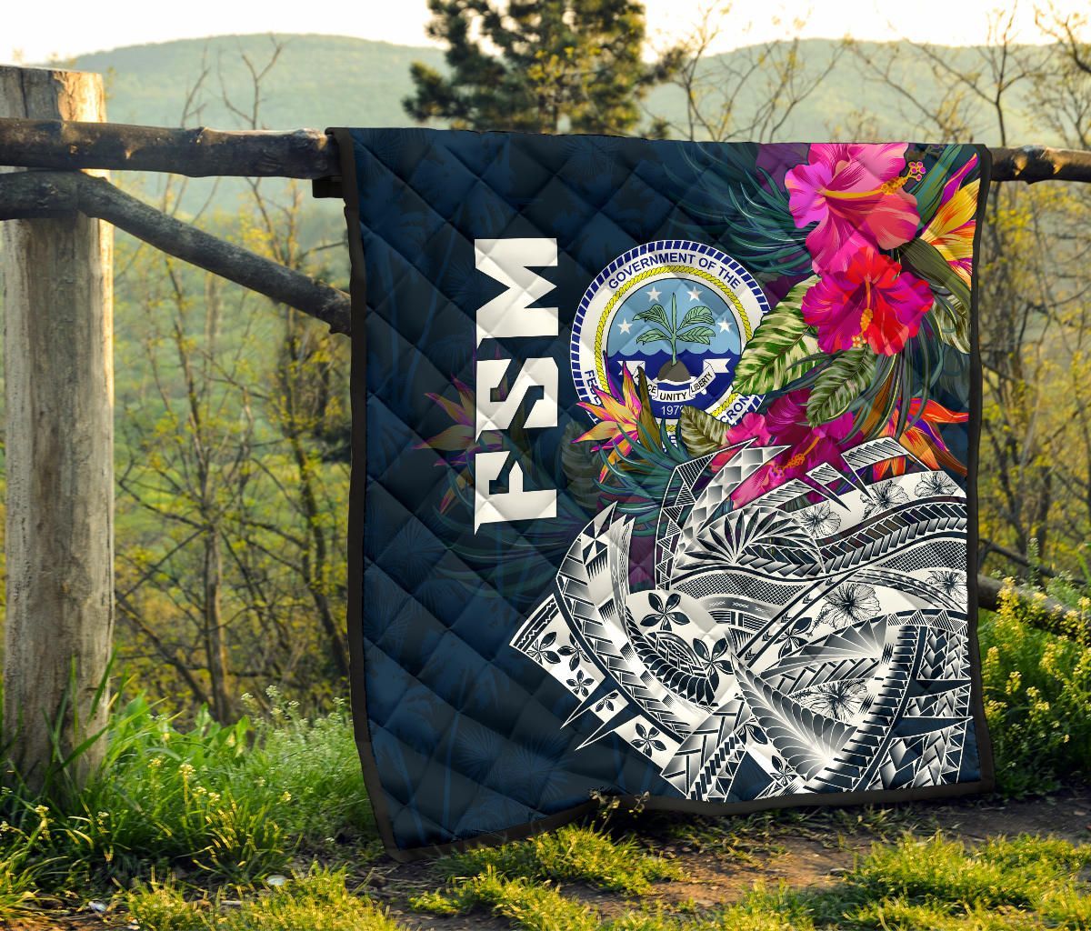 Federated States Of Micronesia Premium Quilt - Summer Vibes