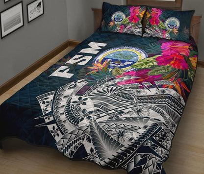 Federated States Of Micronesia Quilt Bed set - Summer Vibes