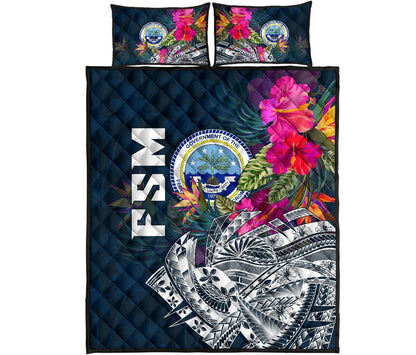 Federated States Of Micronesia Quilt Bed set - Summer Vibes