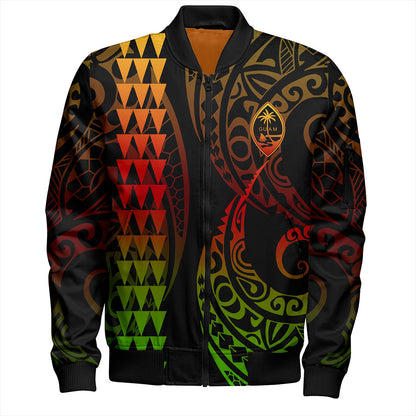 Guam Bomber Jacket Kakau Style