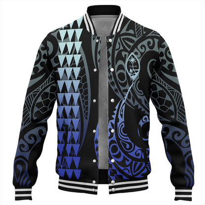 Guam Baseball Jacket Kakau Style
