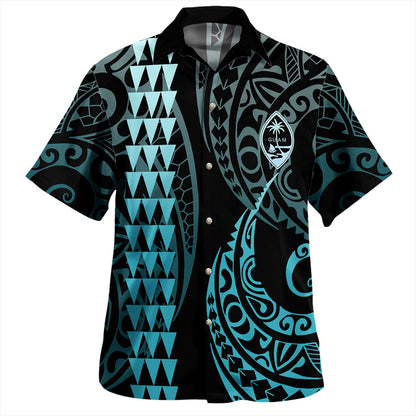 Guam Hawaiian Shirt Kakau Style Ver.1
