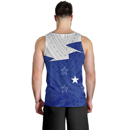 Gambier Islands Tank Top Polynesian Tattoo Flag And Coat Of Arms