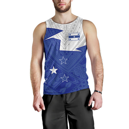 Gambier Islands Tank Top Polynesian Tattoo Flag And Coat Of Arms