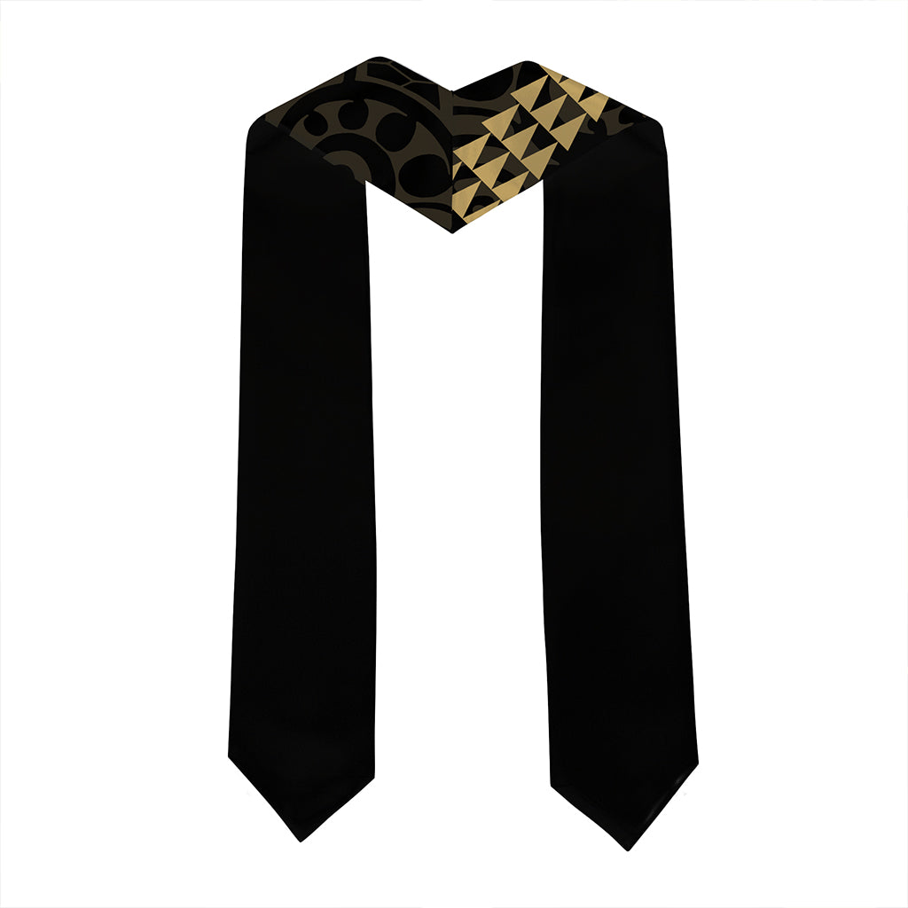 Yap State Graduation Stole Custom Class 2026 Tribal Kakau Style