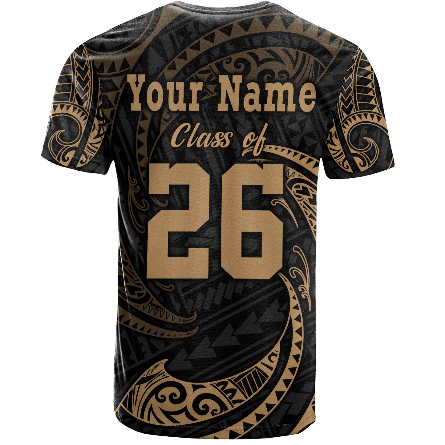 Hawaii T-Shirt Custom Class Of 2026 Tribal Wave
