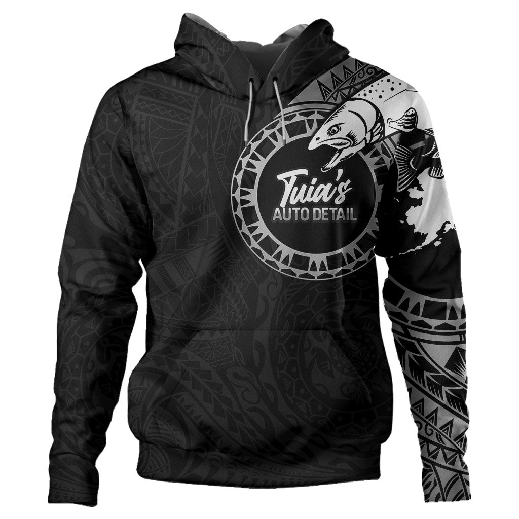 Polynesian Tattoo Style Hoodie Tuia's Auto Detail