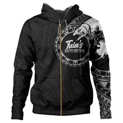 Polynesian Tattoo Style Hoodie Tuia's Auto Detail