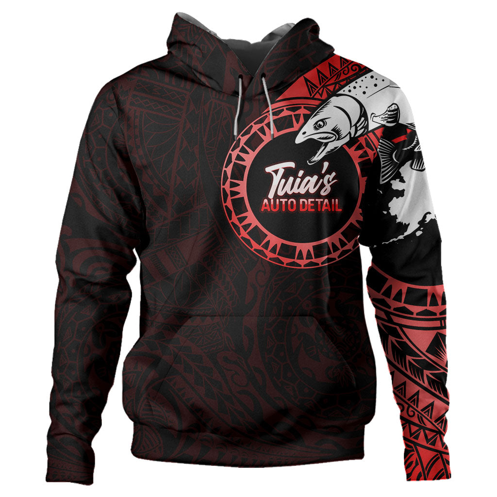 Polynesian Tattoo Style Hoodie Tuia's Auto Detail