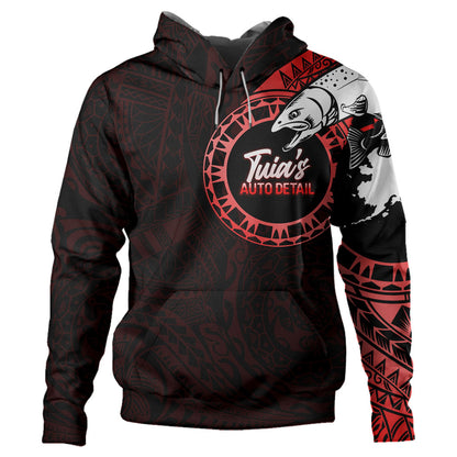 Polynesian Tattoo Style Hoodie Tuia's Auto Detail